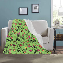 Load image into Gallery viewer, LightGreen Yellow Star Ultra-Soft Micro Fleece Blanket 40&quot;x50&quot; blanket e-joyer 
