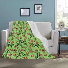 Load image into Gallery viewer, LightGreen Yellow Star Ultra-Soft Micro Fleece Blanket 50&quot;x60&quot; blanket e-joyer 
