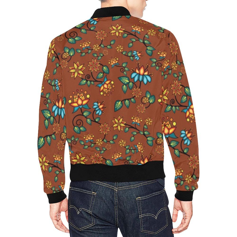 Lily Sierra All Over Print Bomber Jacket for Men (Model H19) Jacket e-joyer 