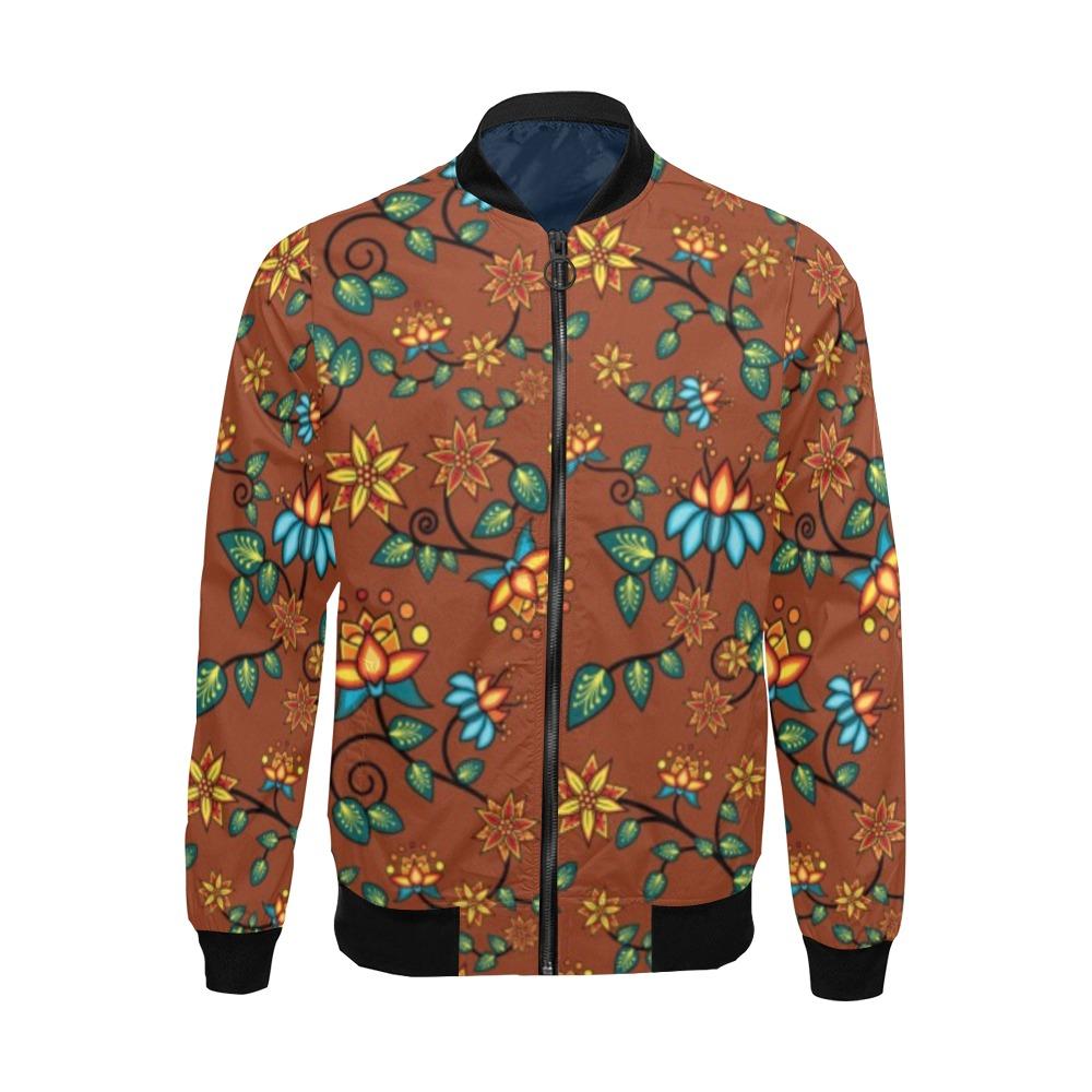 Lily Sierra All Over Print Bomber Jacket for Men (Model H19) Jacket e-joyer 