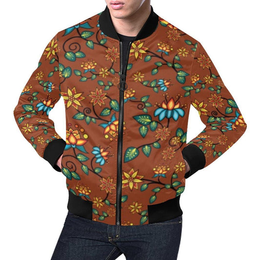 Lily Sierra All Over Print Bomber Jacket for Men (Model H19) Jacket e-joyer 