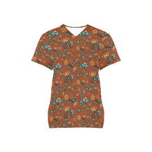 Load image into Gallery viewer, Lily Sierra All Over Print Scrub Top Scrub Top e-joyer 
