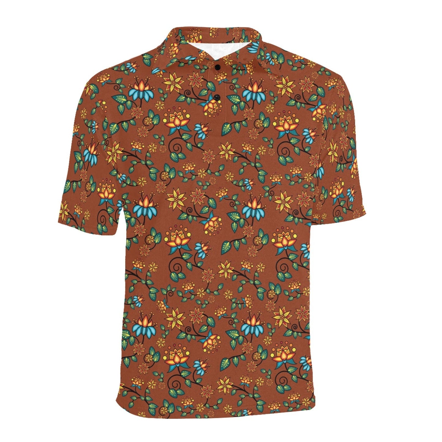 Lily Sierra Men's All Over Print Polo Shirt (Model T55) Men's Polo Shirt (Model T55) e-joyer 