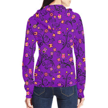 Load image into Gallery viewer, Lolipop Star All Over Print Full Zip Hoodie for Women (Model H14) hoodie e-joyer 
