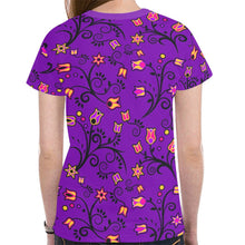 Load image into Gallery viewer, Lolipop Star New All Over Print T-shirt for Women (Model T45) tshirt e-joyer 
