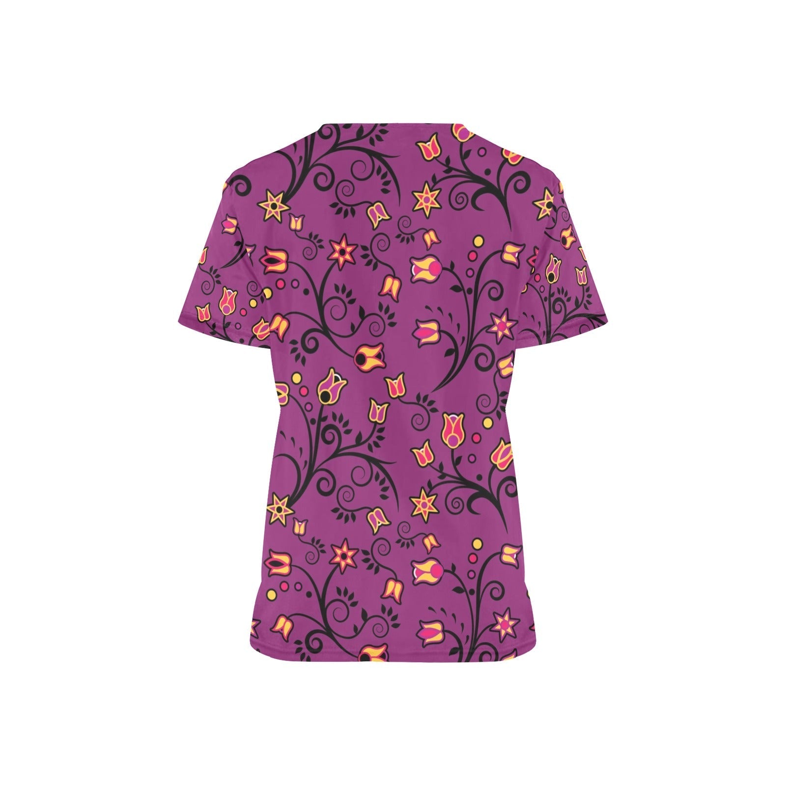 Lollipop Star All Over Print Scrub Top Scrub Top e-joyer 