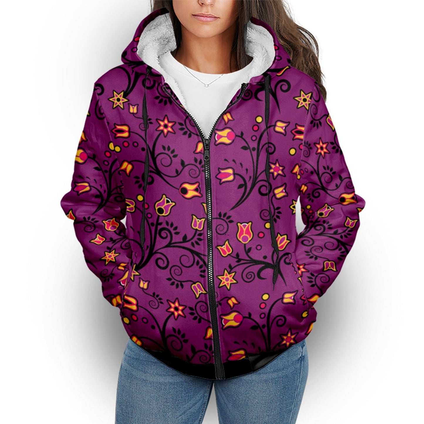 Lollipop Star Sherpa Hoodie hoodie Herman 