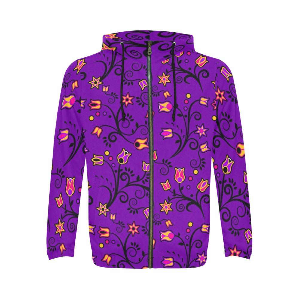 Lollipop Star Zip Hoodie by 49 Dzine