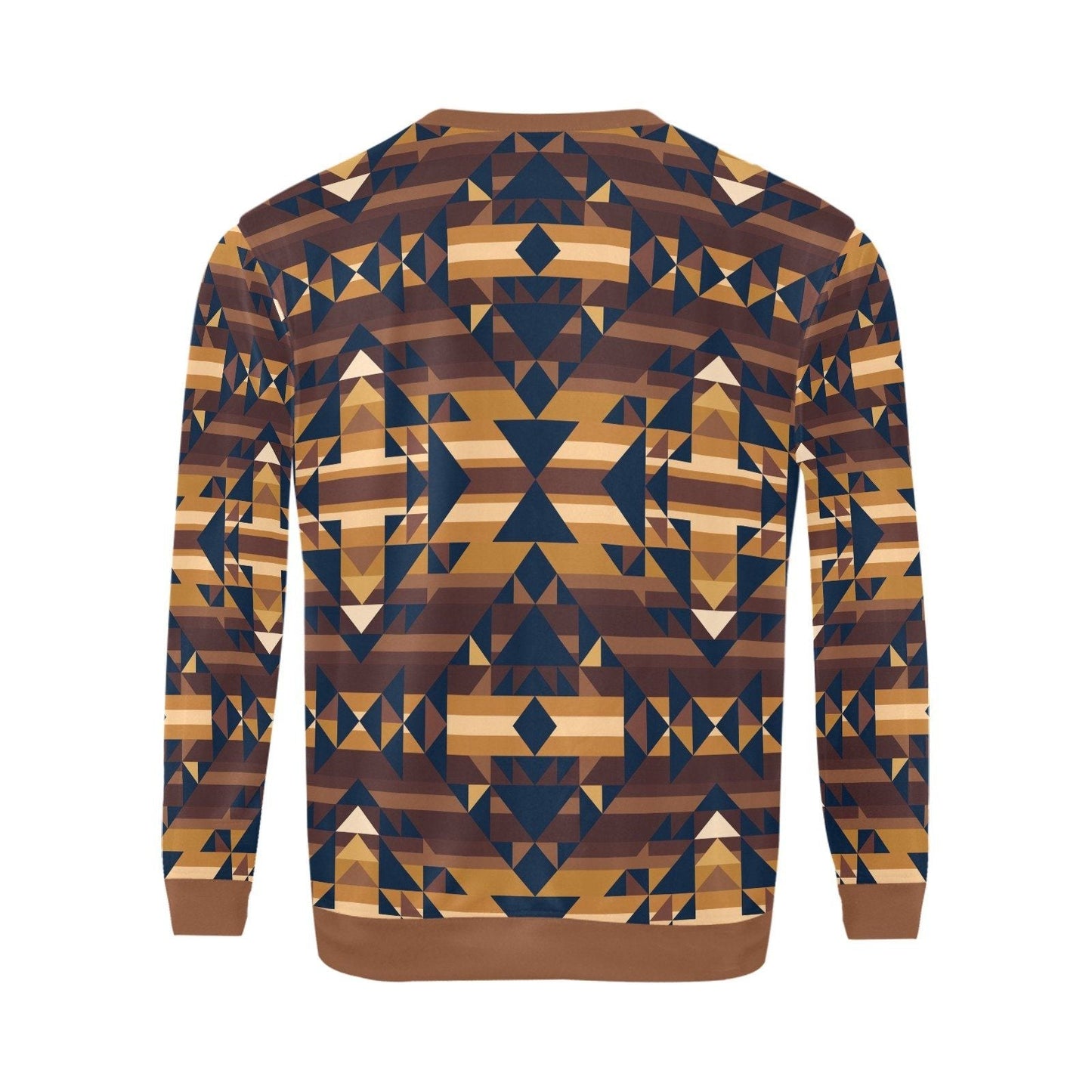 Marron Cloud All Over Print Crewneck Sweatshirt for Men (Model H18) shirt e-joyer 