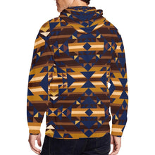 Load image into Gallery viewer, Marron Cloud All Over Print Full Zip Hoodie for Men (Model H14) hoodie e-joyer 
