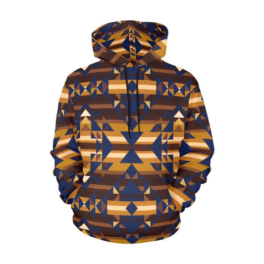 Marron Cloud All Over Print Hoodie for Men (USA Size) (Model H13) All Over Print Hoodie for Men (H13) e-joyer 