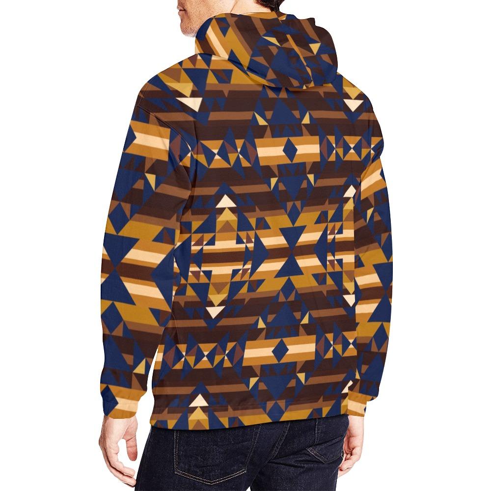 Marron Cloud All Over Print Hoodie for Men (USA Size) (Model H13) All Over Print Hoodie for Men (H13) e-joyer 