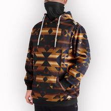 Load image into Gallery viewer, Marron Cloud Hoodie with Face Cover 49 Dzine 
