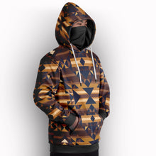 Load image into Gallery viewer, Marron Cloud Hoodie with Face Cover 49 Dzine 
