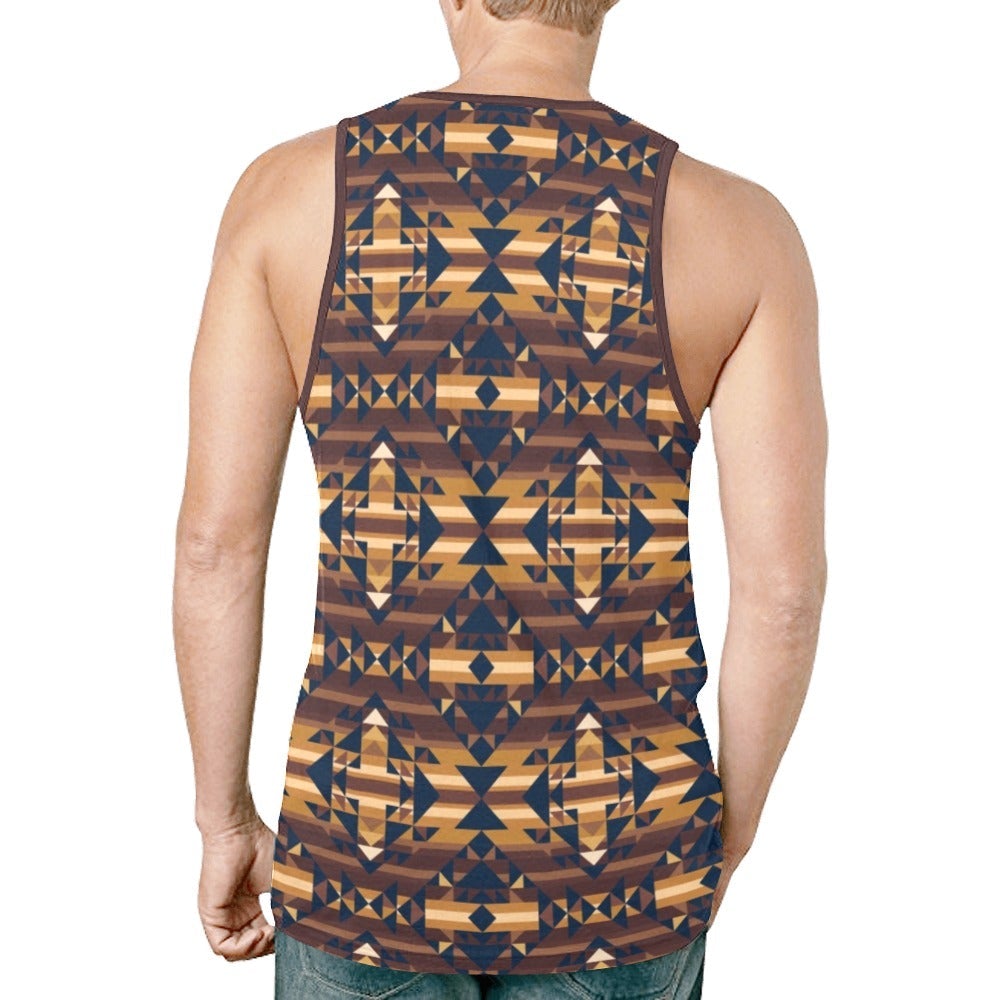 Marron Cloud New All Over Print Tank Top for Men (Model T46) New All Over Print Tank Top for Men (T46) e-joyer 