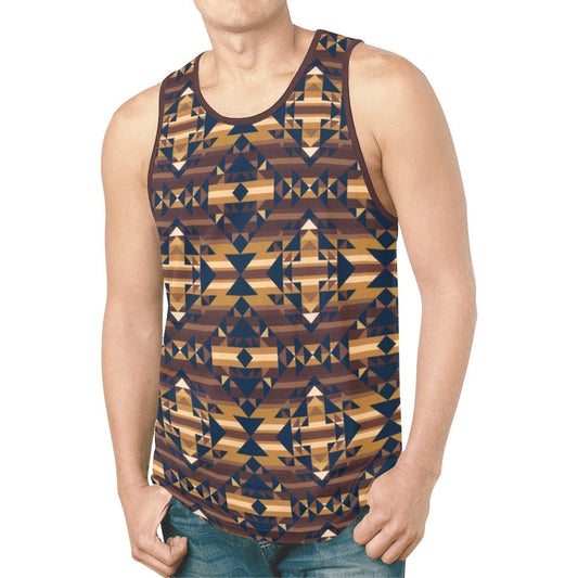 Marron Cloud New All Over Print Tank Top for Men (Model T46) New All Over Print Tank Top for Men (T46) e-joyer 