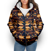 Load image into Gallery viewer, Marron Cloud Sherpa Hoodie hoodie Herman 
