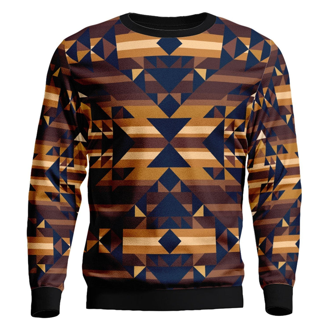 Marron Cloud Unisex Crewneck Long Sleeve Top 49 Dzine 