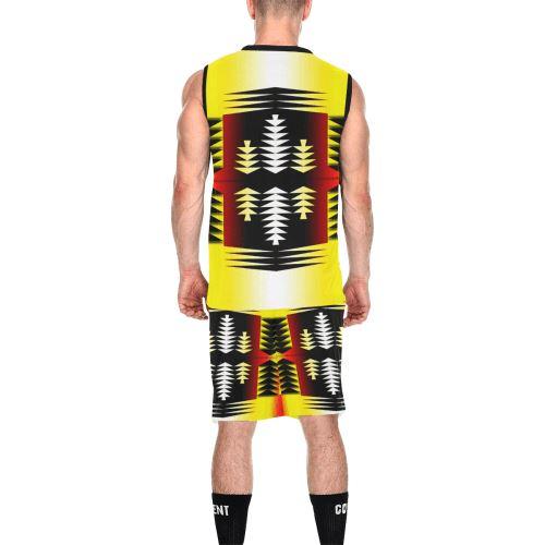 Medicine Wheel Sage All Over Print Basketball Uniform Basketball Uniform e-joyer 