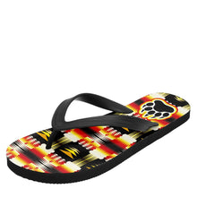 Load image into Gallery viewer, Medicine Wheel Sage Bearpaw Flip Flops 49 Dzine 
