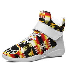 Load image into Gallery viewer, Medicine Wheel Sage Bearpaw Ipottaa Basketball / Sport High Top Shoes - White Sole 49 Dzine US Men 7 / EUR 40 White Sole with White Strap 
