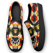 Load image into Gallery viewer, Medicine Wheel Sage Bearpaw Otoyimm Kid&#39;s Canvas Slip On Shoes 49 Dzine 
