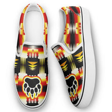 Load image into Gallery viewer, Medicine Wheel Sage Bearpaw Otoyimm Kid&#39;s Canvas Slip On Shoes 49 Dzine 
