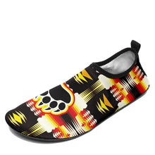 Load image into Gallery viewer, Medicine Wheel Sage Bearpaw Sockamoccs Kid&#39;s Slip On Shoes 49 Dzine 
