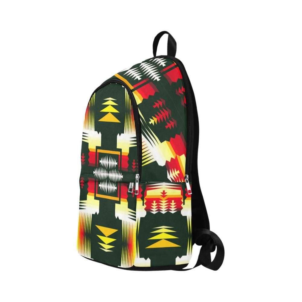 Medicine Wheel Sage Fabric Backpack for Adult (Model 1659) Casual Backpack for Adult (1659) e-joyer 