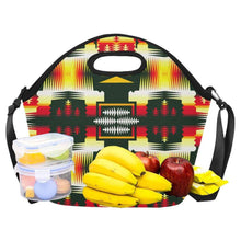 Load image into Gallery viewer, Medicine Wheel Sage Large Insulated Neoprene Lunch Bag That Replaces Your Purse (Model 1669) Neoprene Lunch Bag/Large (1669) e-joyer 
