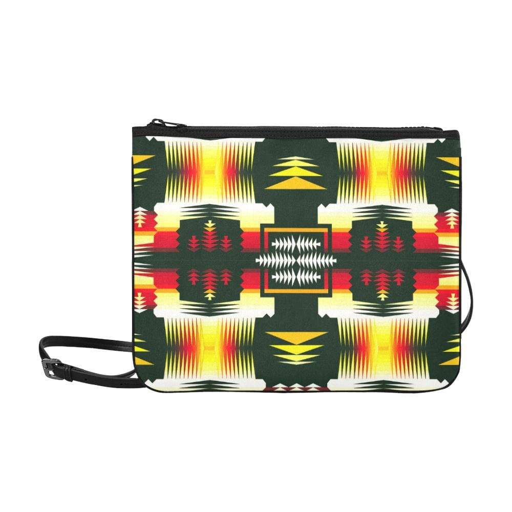 Medicine Wheel Sage Slim Clutch Bag (Model 1668) Slim Clutch Bags (1668) e-joyer 