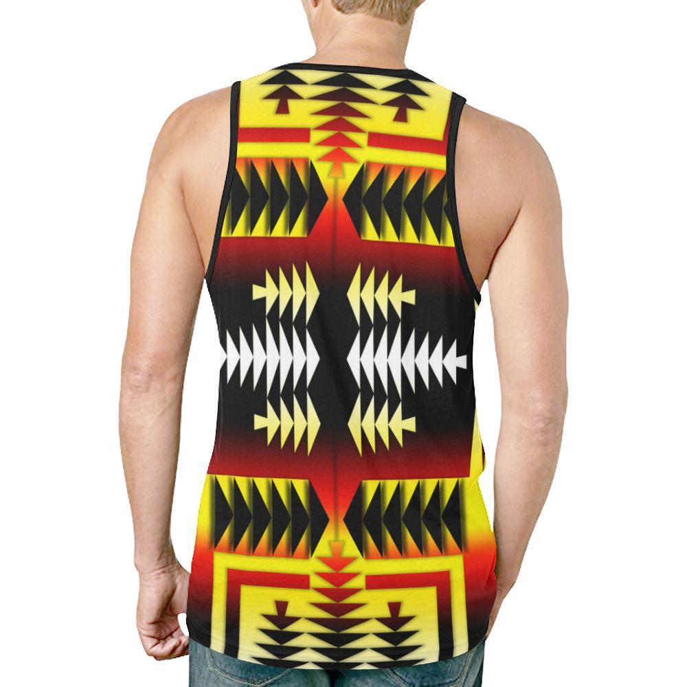 Medicine Wheel Strips Basketball New All Over Print Tank Top for Men (Model T46) New All Over Print Tank Top for Men (T46) e-joyer 