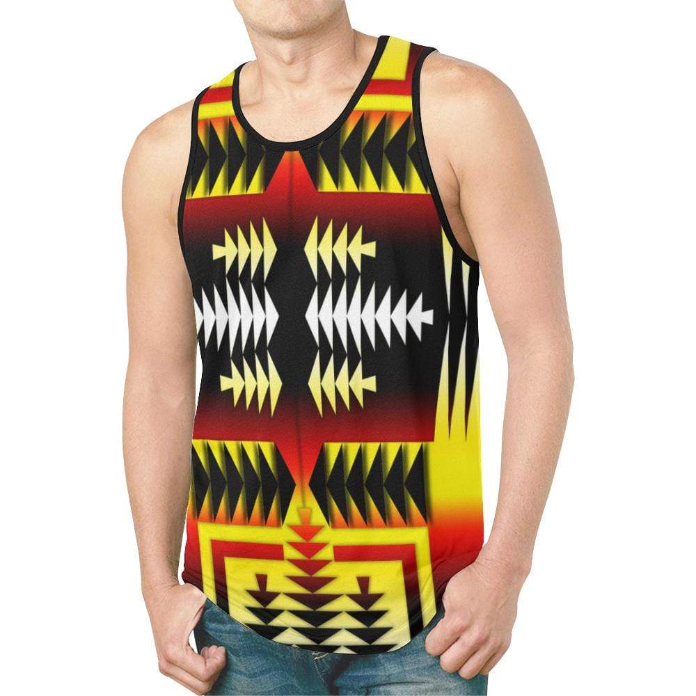 Medicine Wheel Strips Basketball New All Over Print Tank Top for Men (Model T46) New All Over Print Tank Top for Men (T46) e-joyer 