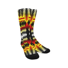 Load image into Gallery viewer, Medicine Wheel Strips Basketball Trouser Socks Socks e-joyer 
