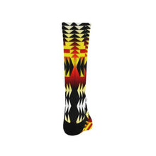 Load image into Gallery viewer, Medicine Wheel Strips Basketball Trouser Socks Socks e-joyer 
