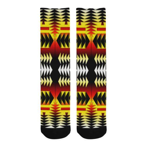 Medicine Wheel Strips Basketball Trouser Socks Socks e-joyer 