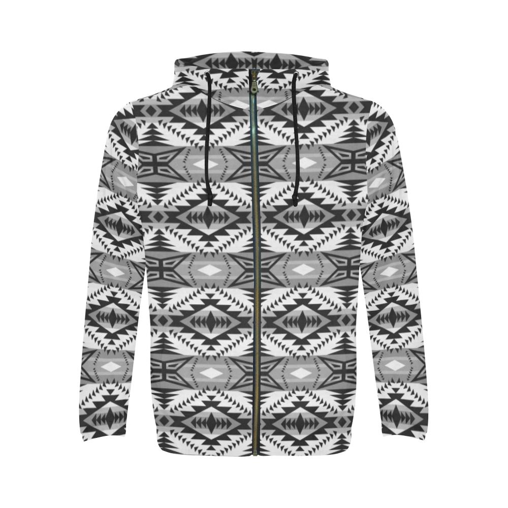 Mesa War Party All Over Print Full Zip Hoodie for Men (Model H14) All Over Print Full Zip Hoodie for Men (H14) e-joyer 