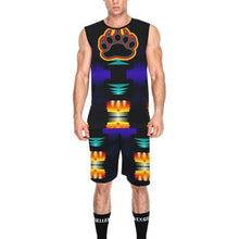 Load image into Gallery viewer, Midnight Sage Bearpaw All Over Print Basketball Uniform Basketball Uniform e-joyer 
