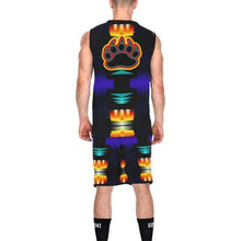 Load image into Gallery viewer, Midnight Sage Bearpaw All Over Print Basketball Uniform Basketball Uniform e-joyer 
