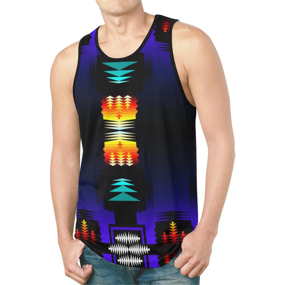 midnight sage fire II New All Over Print Tank Top for Men (Model T46) New All Over Print Tank Top for Men (T46) e-joyer 