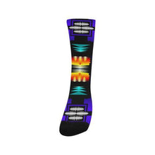 Load image into Gallery viewer, midnight sage fire II Trouser Socks Socks e-joyer 
