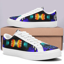 Load image into Gallery viewer, Midnight Sage Fire with Bearpaw Aapisi Low Top Canvas Shoes White Sole 49 Dzine 
