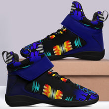 Load image into Gallery viewer, Midnight Sage Fire with Bearpaw Ipottaa Basketball / Sport High Top Shoes - Black Sole 49 Dzine 
