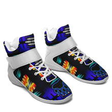 Load image into Gallery viewer, Midnight Sage Fire with Bearpaw Ipottaa Basketball / Sport High Top Shoes - White Sole 49 Dzine 
