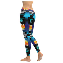 Load image into Gallery viewer, Midnight Sage Revamp II Low Rise Leggings (Model L05) Low Rise Leggings (Invisible Stitch) (L05) e-joyer 
