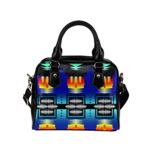 Load image into Gallery viewer, Midnight Sage Revamp Shoulder Handbag (Model 1634) Shoulder Handbags (1634) e-joyer 
