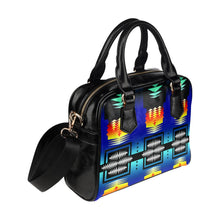 Load image into Gallery viewer, Midnight Sage Revamp Shoulder Handbag (Model 1634) Shoulder Handbags (1634) e-joyer 
