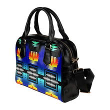 Load image into Gallery viewer, Midnight Sage Revamp Shoulder Handbag (Model 1634) Shoulder Handbags (1634) e-joyer 
