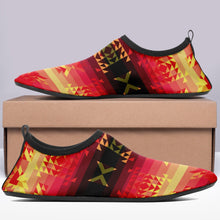 Load image into Gallery viewer, Mini Soleil Fusion Rouge Kid&#39;s Sockamoccs Slip On Shoes Herman 
