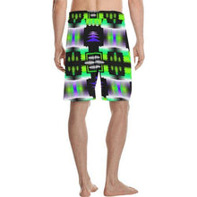 Load image into Gallery viewer, Moon Shadow Green Sage Men&#39;s All Over Print Casual Shorts (Model L23) Men&#39;s Casual Shorts (L23) e-joyer 
